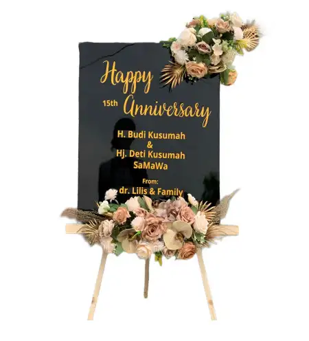 Papan Bunga Akrilik Teluk